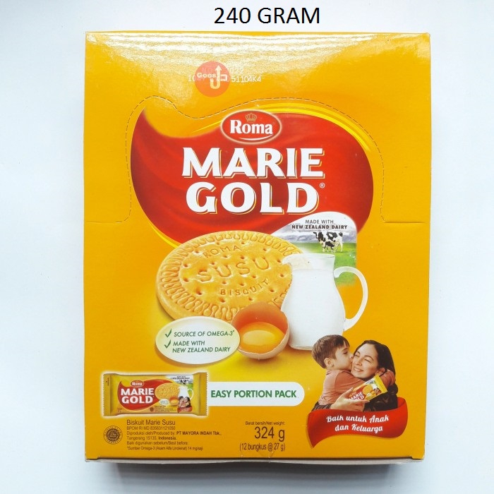 

Biskuit Roma Marie Gold 240gr