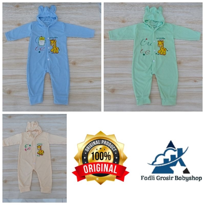 Sleepsuit Bayi Kaki Buka Usia 0-6 Bulan Jumpsuit Baby Newborn Jumper Anak Murah