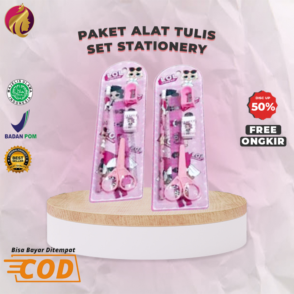 

Paket Alat tulis Set Stationery Souvenir Ulang Tahun Anak