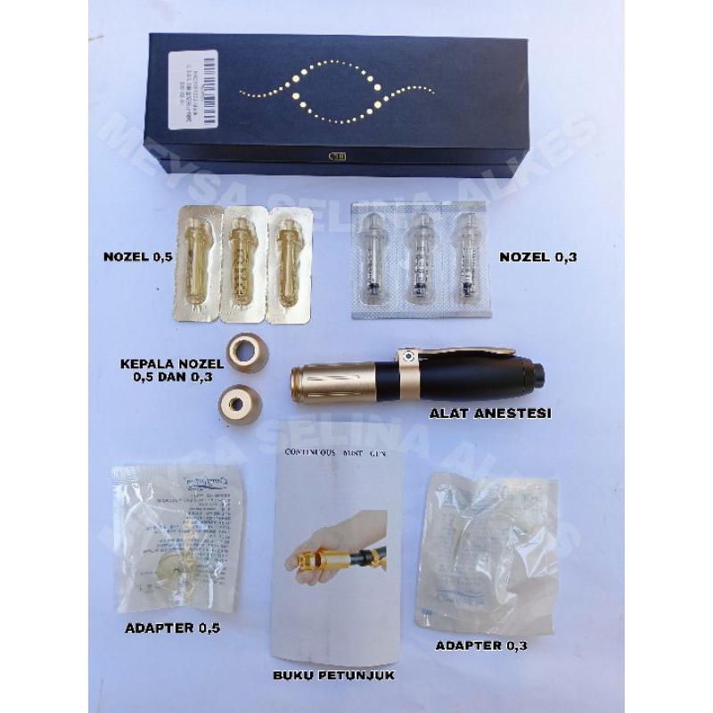 alat suntik tanpa jarum/anestesi tanpa jarum MIST GUN