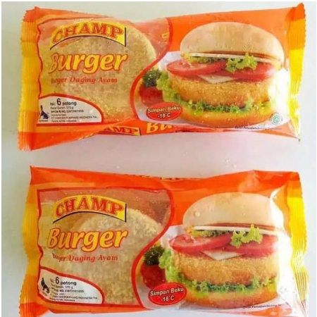 

CHAMP Crispy Burger 315gr isi 6