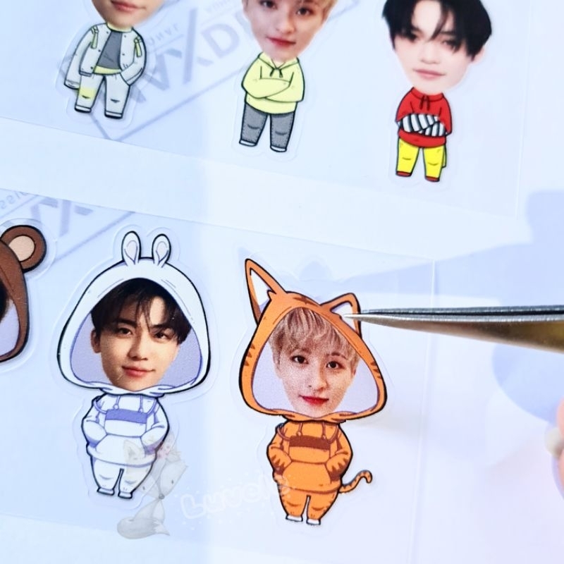 Stiker NCT DREAM Sticker Transparant Set 7 pcs