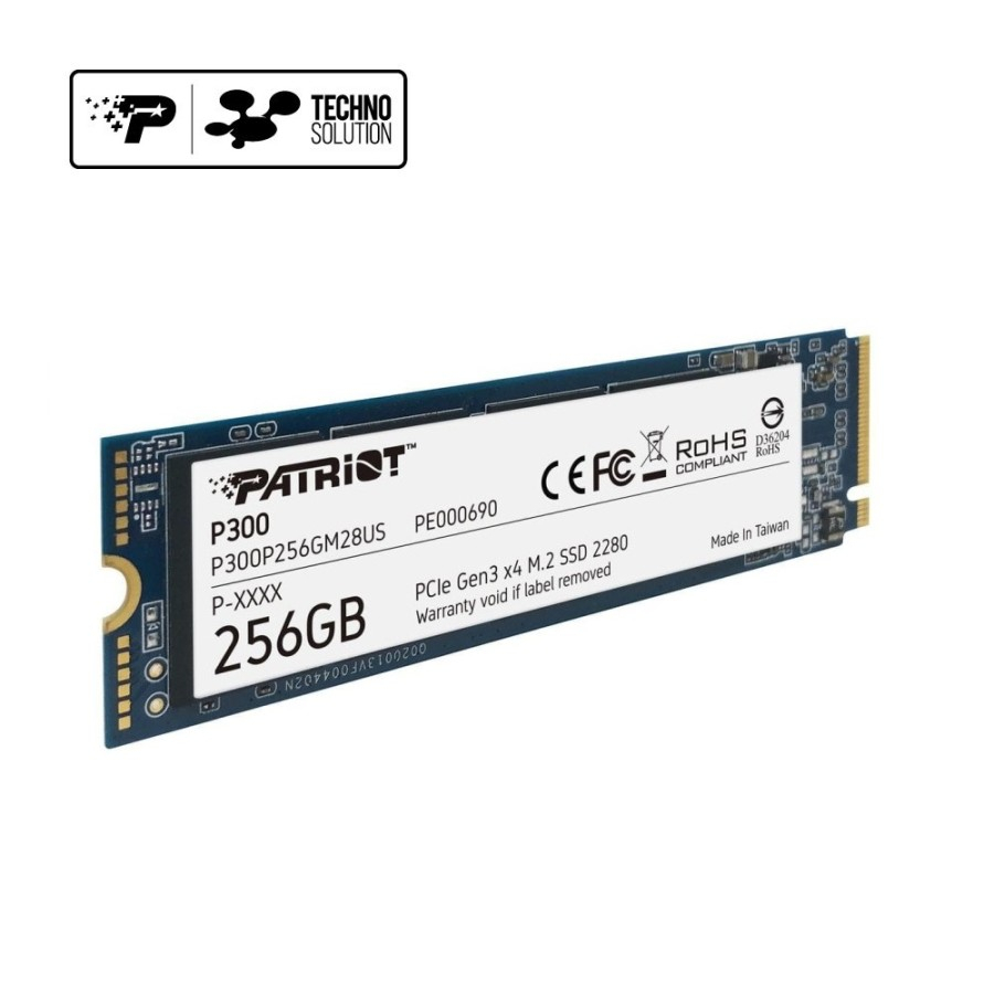 Patriot SSD P300 M.2 2280 PCI-e Gen.3 x 4 (NVMe 1.3) 256GB