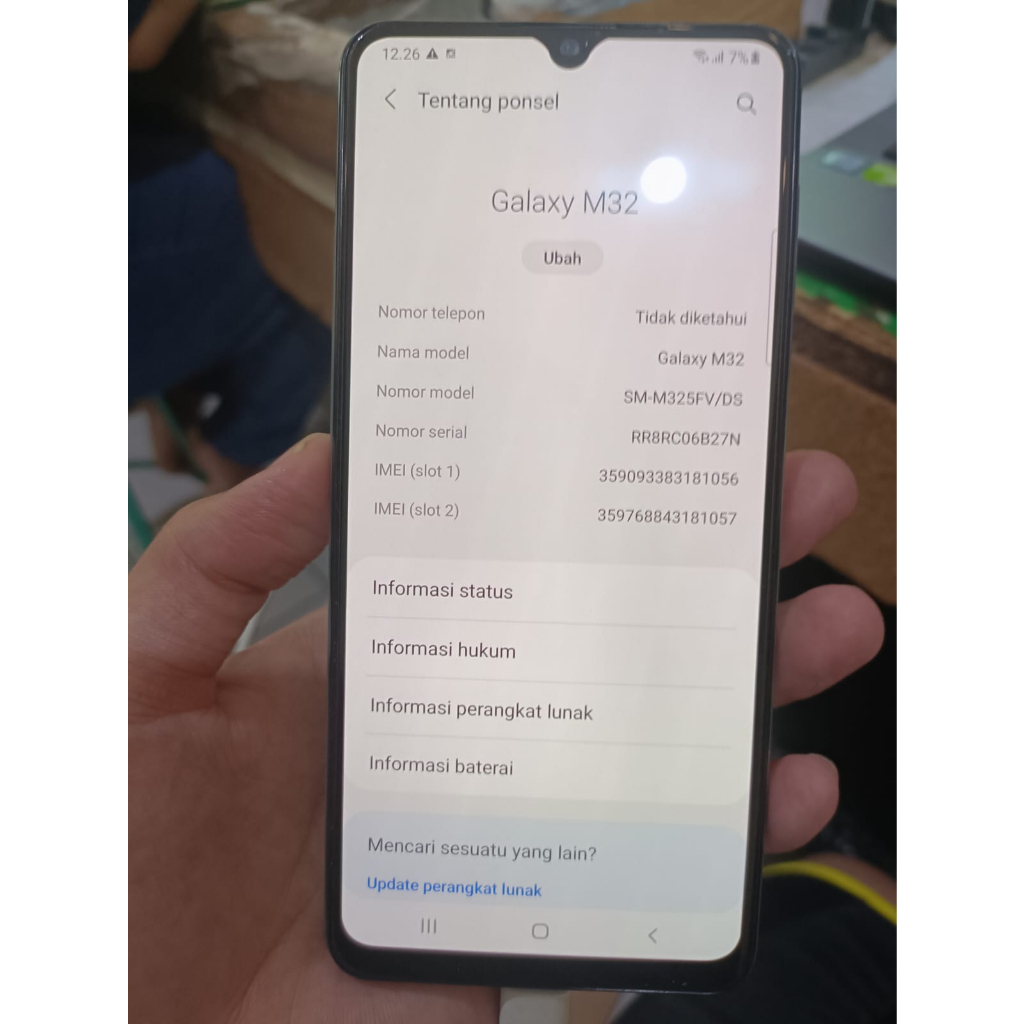 Samsung M32 Ram 8gb Internal 128GB