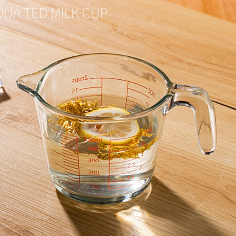 PP Gelas Takar 500ml Pengukur Air Gelas Cangkir Kaca Ukur Susu Takaran