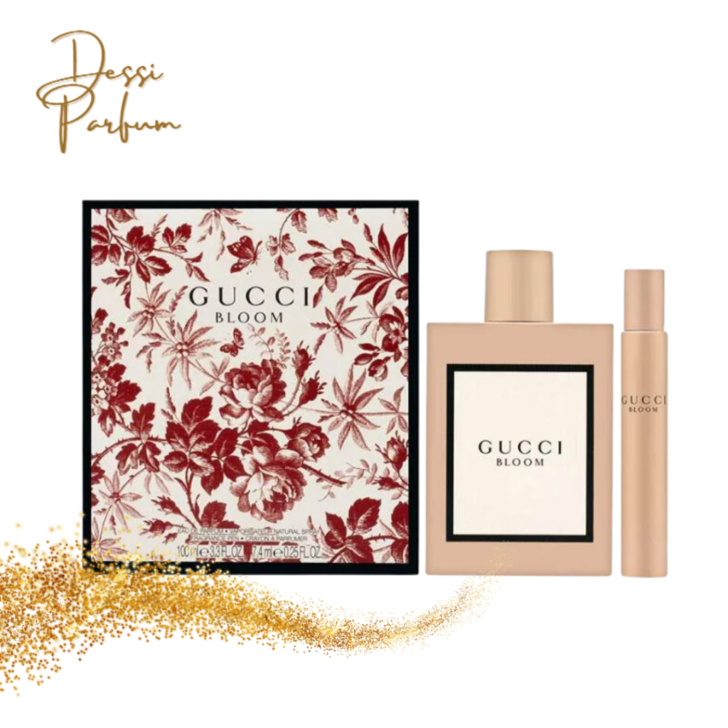 GIFTSET Gucci Bloom EDP 100ml + Travel Size 7.4ml