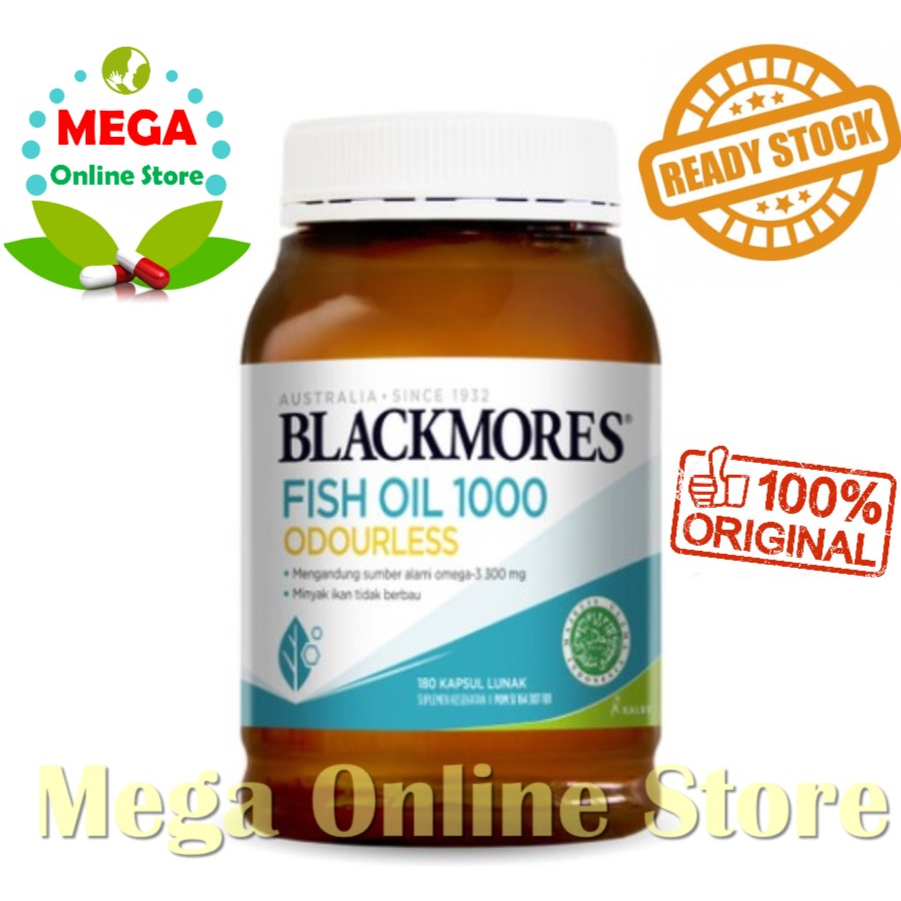 BPOM KALBE Blackmores Odourless Fish Oil 1000 mg