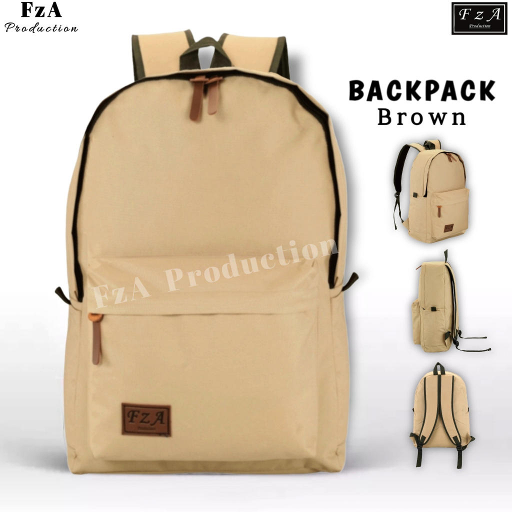 FzA Official - Tas Ransel  Punggung Distro Casual Pria Wanita / Tas Ransel Laptop Original