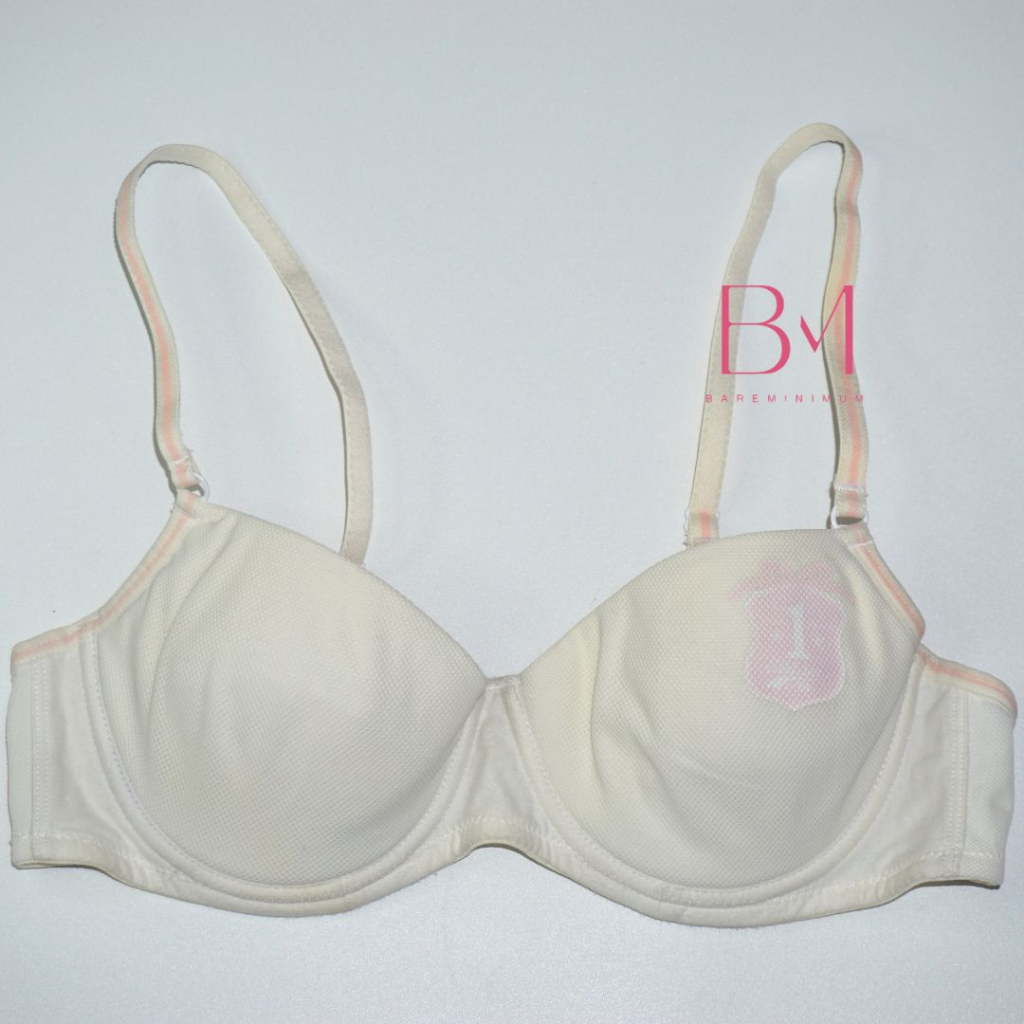 Young Hearts Miniset Bra Teen Beha Remaja Bh Dengan Kawat Wired Adjustable Strap Putih Pink