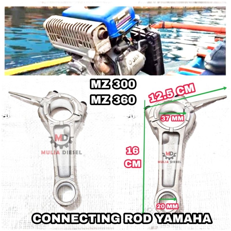 Connecting Rod Stang Seher Piston Conrod Mesin Penggerak Yamaha MZ360 MZ300 MZ 300 360 13 HP