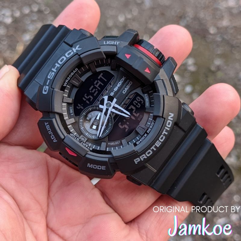 Jam Tangan Pria G Shock Tipe GA-400 Original Second Bekas Pakai Anti Air Water Resist Hitam Keren Ga