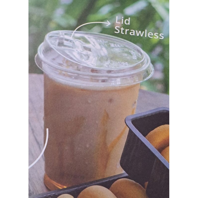 #ECR2026## Lid / Tutup Strawless PP starindo diameter besar 9,3 , dijual 50pcs/pak, untuk cup pp sta
