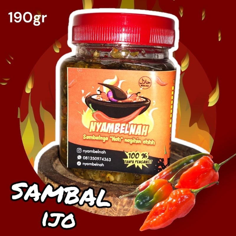 

NYAMBELNAH SAMBAL ULEK IJO & BAJAK ORIGINAL 190gr