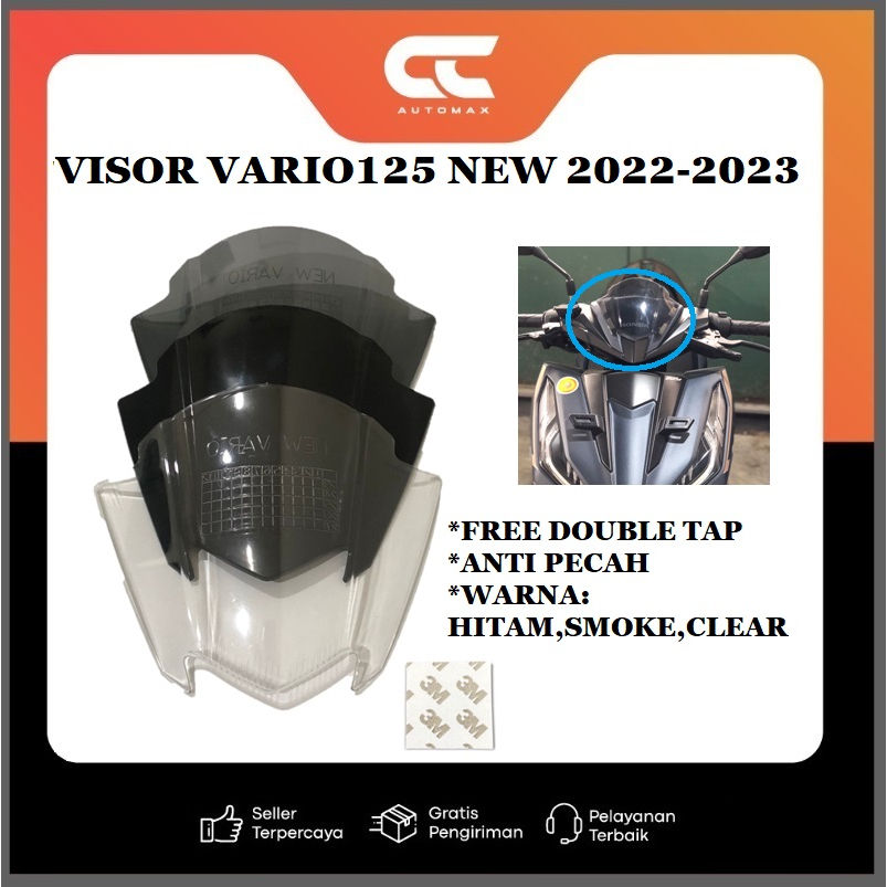 Visor Windshield VARIO 125 NEW ISS 2022-2023