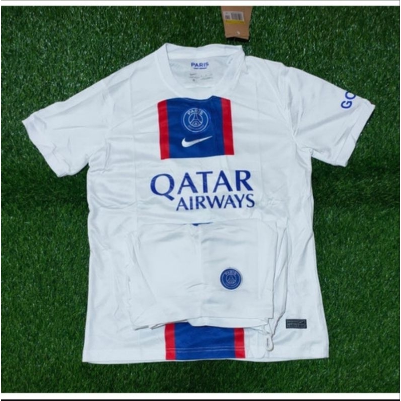 import Jersey + Celana bola PSG 3rd Third White 2022/2023 PUTIH 22/23 grade ori official SMLXL 2XL