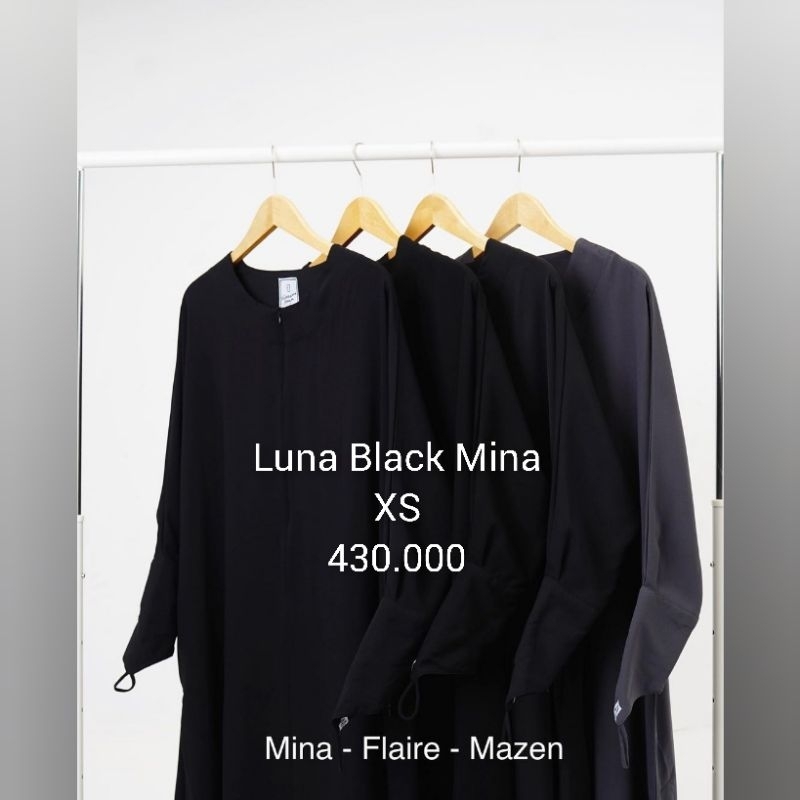 Luna Abaya Mina Black Size XS Elmadina