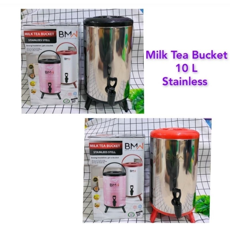 milk tea bucket 10 liter