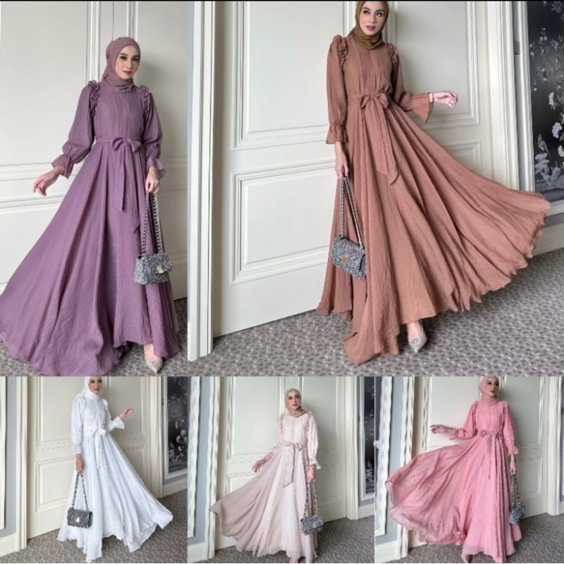CLEARANCE SALE‼️ASMA DRESS by Gonegani | Baju Lebaran Pesta