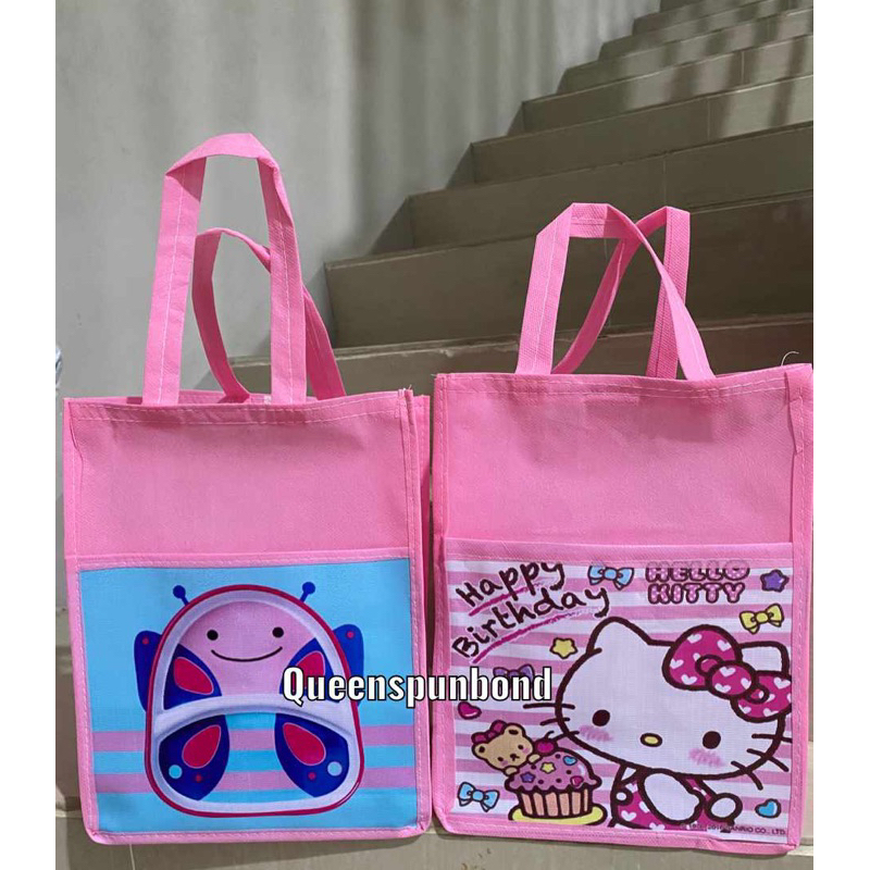 TAS KARAKTER ULTAH-20x14x26-GAMBAR IKUT STOK