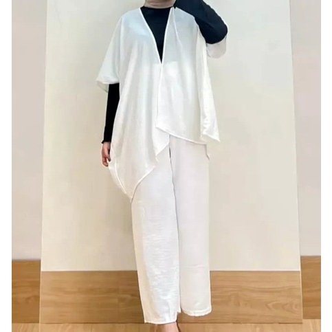 ONE SET OUTER DAN CELANA KULOT WANITA TERLARIS
