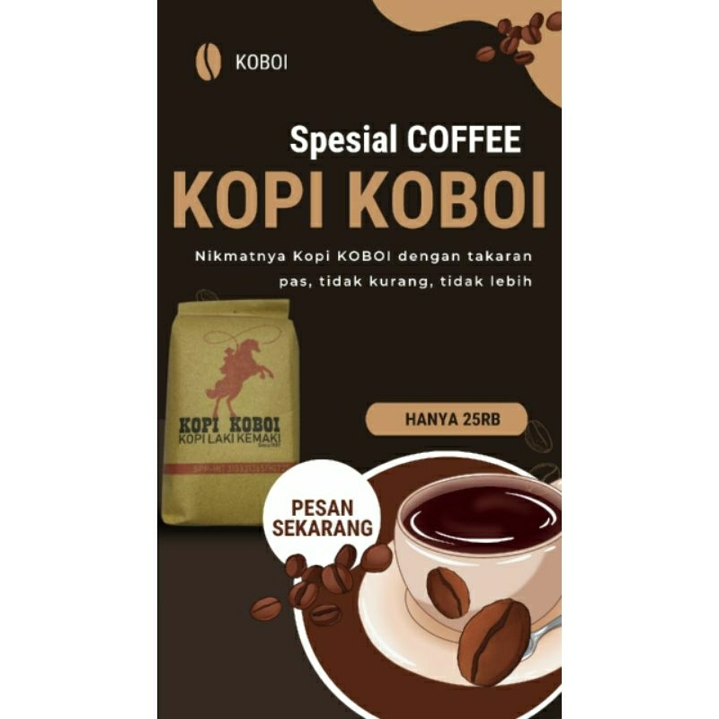 

Kopi Serbuk Koboi 80gram