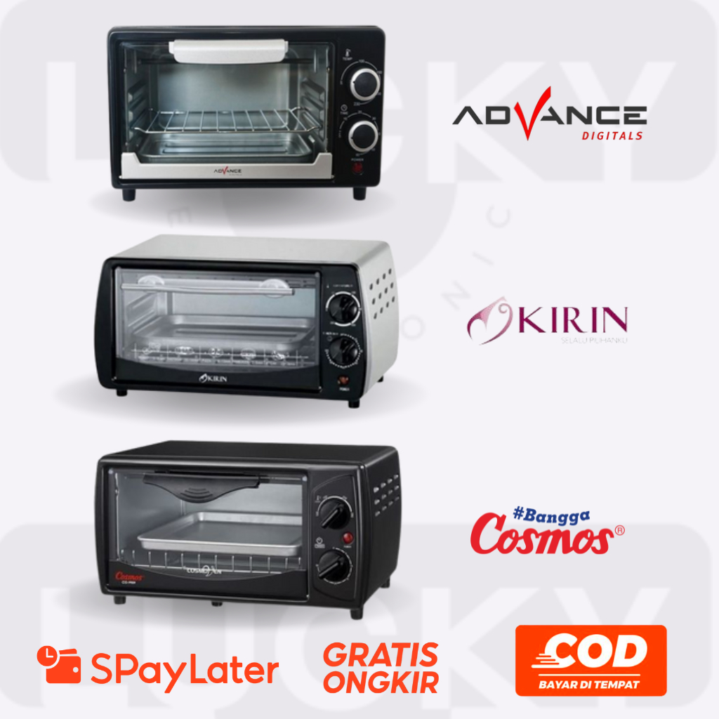Oven Listrik Low Watt Kirin - Cosmos - Advance 9 Liter