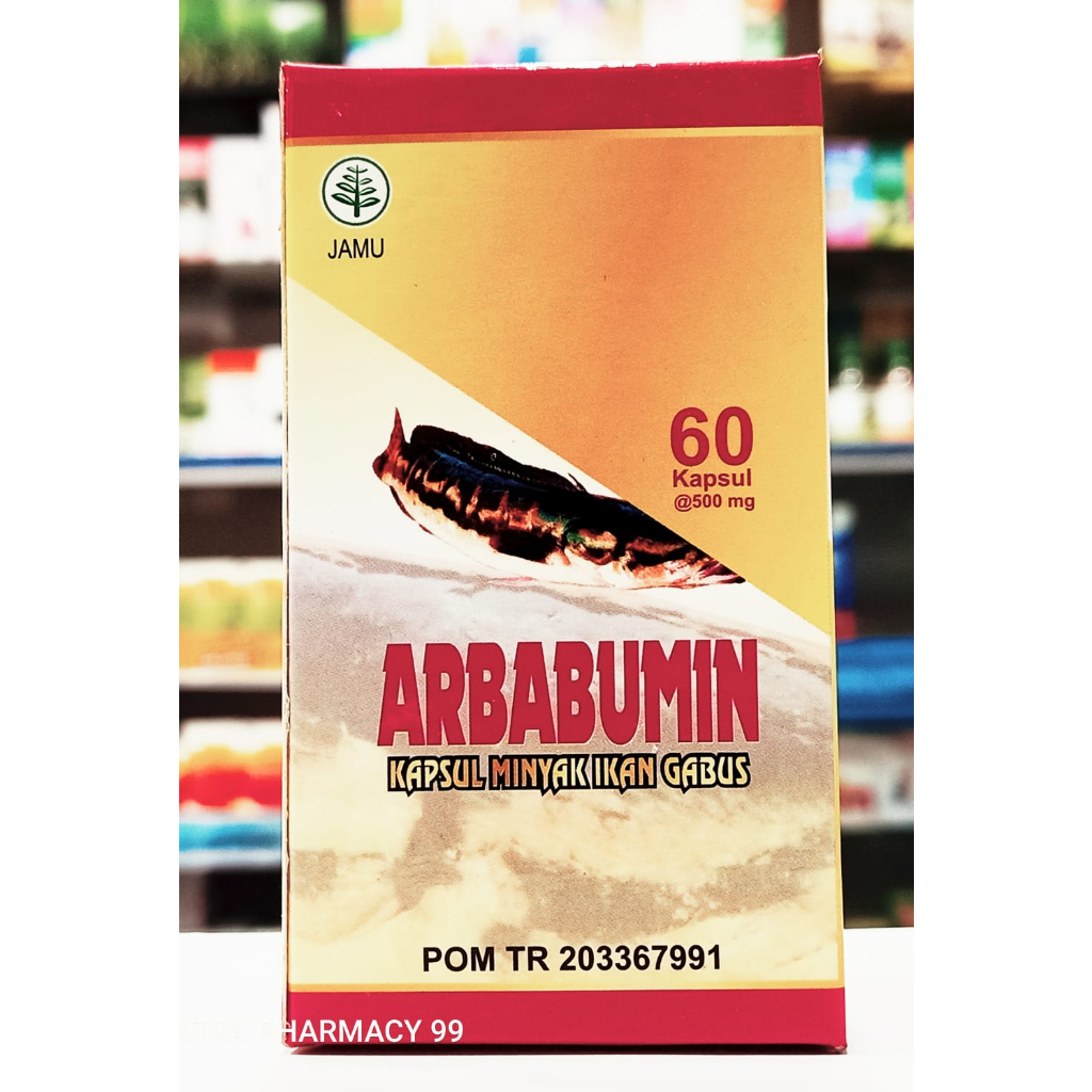 Arbabumin Kapsul Minyak Ikan Gabus 60 Kapsul