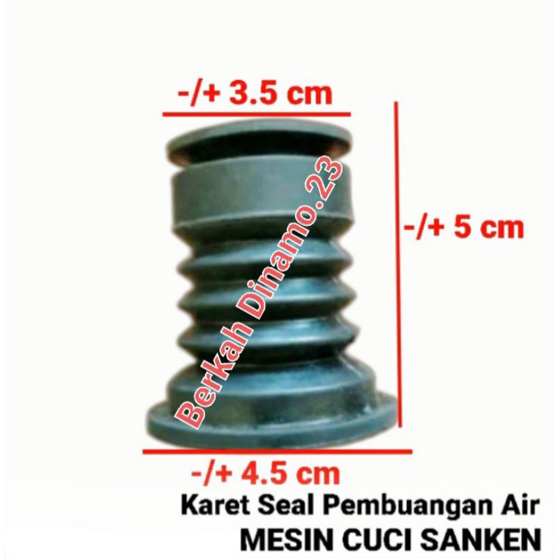 Seal Karet Sil Pembuangan Air Mesin Cuci Sanken 2 Tabung Karet Sil Pembuangan Air Universal