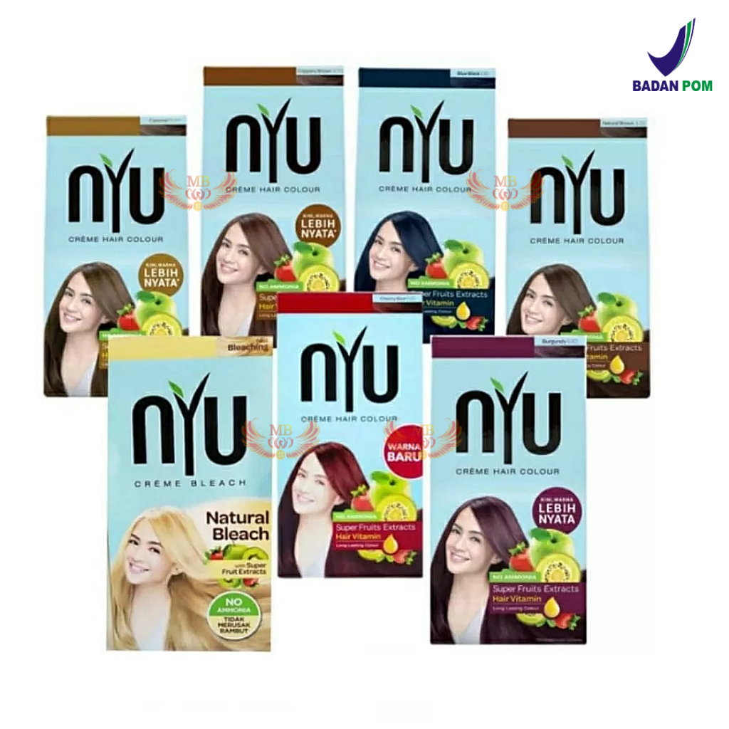 NYU Creme Hair Colour - Pewarna Rambut / Cat / Bleaching Rambut (Tanpa Amonia)