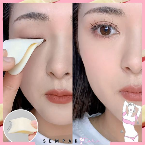 SS ALAT PASANG BULU MATA PALSU FALSE EYELASH CLIP PINSET APLIKATOR BULU MATA ALAT BANTU PASANG BULU MATA PALSU KLIP PINSET BULU MATA PEMULA