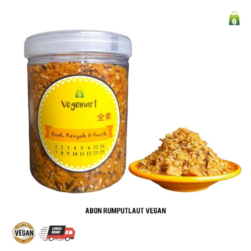 VEGETARIAN VEGAN Abon Rasa Rumput Laut - Taiwan - 280g
