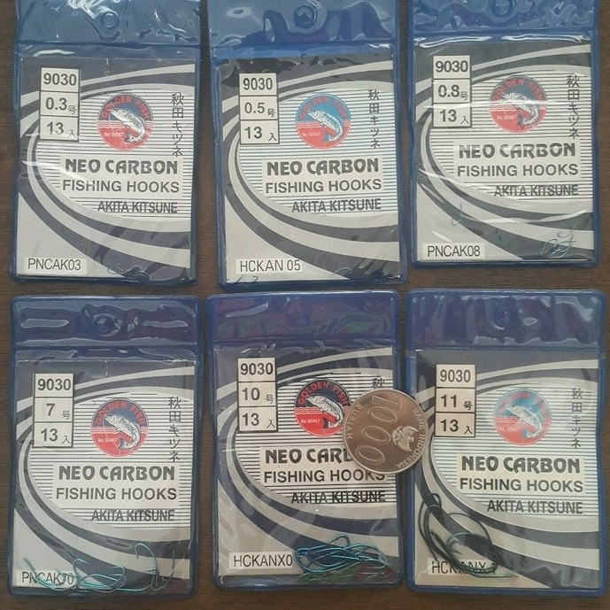 MATA KAIL NEO CARBON TIPE 9030 biru tanpa lubang