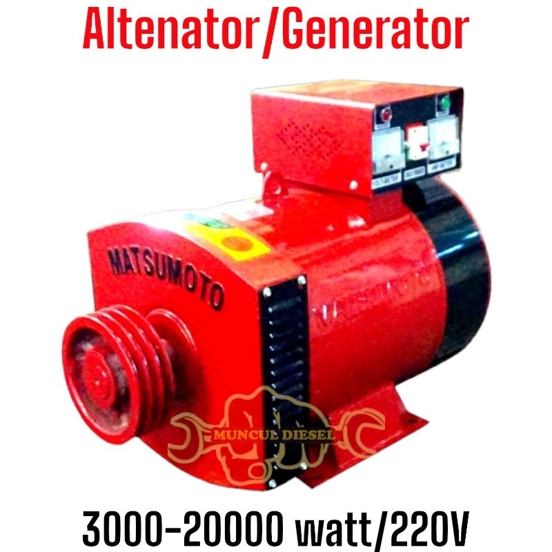 generator matsumoto Generator pembangkit listrik alternator matsumoto pembangkit liatrik 220 volt po