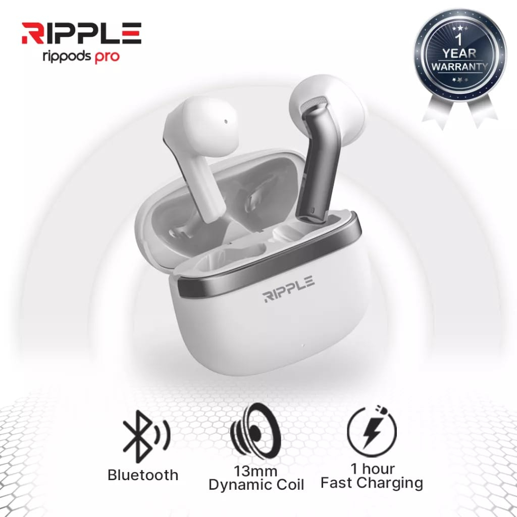 Ripple Rippods Pro TWS Headset Bluetooth Earphone Mini Earbuds