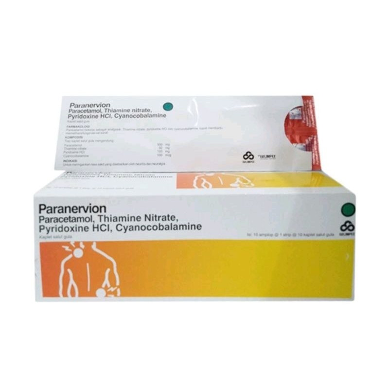 Paranervion perstrip isi 10 tablet.