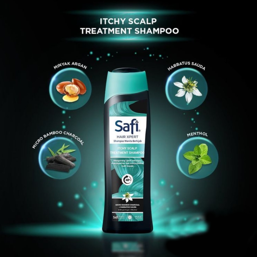 SAFI Hair Xpert Shampoo | Conditioner 160g 180g 320g | Anti Ketombe Rontok Lepek Gatal