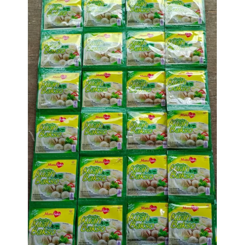 

Bumbu Kuah Bakso Bumbu Instan Tanpa Ribet 1 renteng (12pcs)