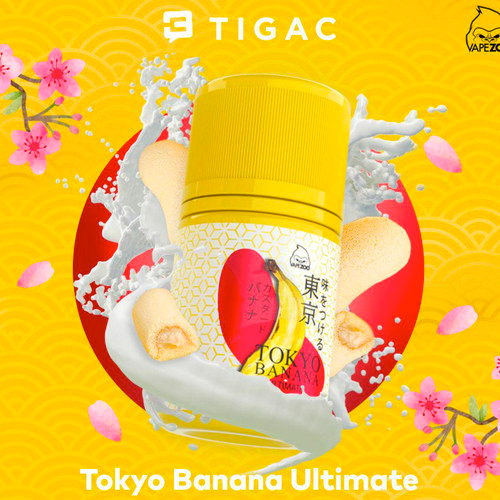 LIQUIDS TOKYO BANANA ULTIMATE BANANA CREAM CAKE CREAMY 60ML