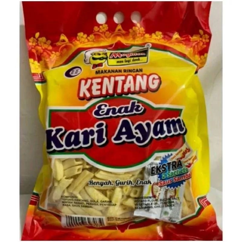 

Stik Kentang Rasa Kari Ayam - Potato Stik - Snack Kentang