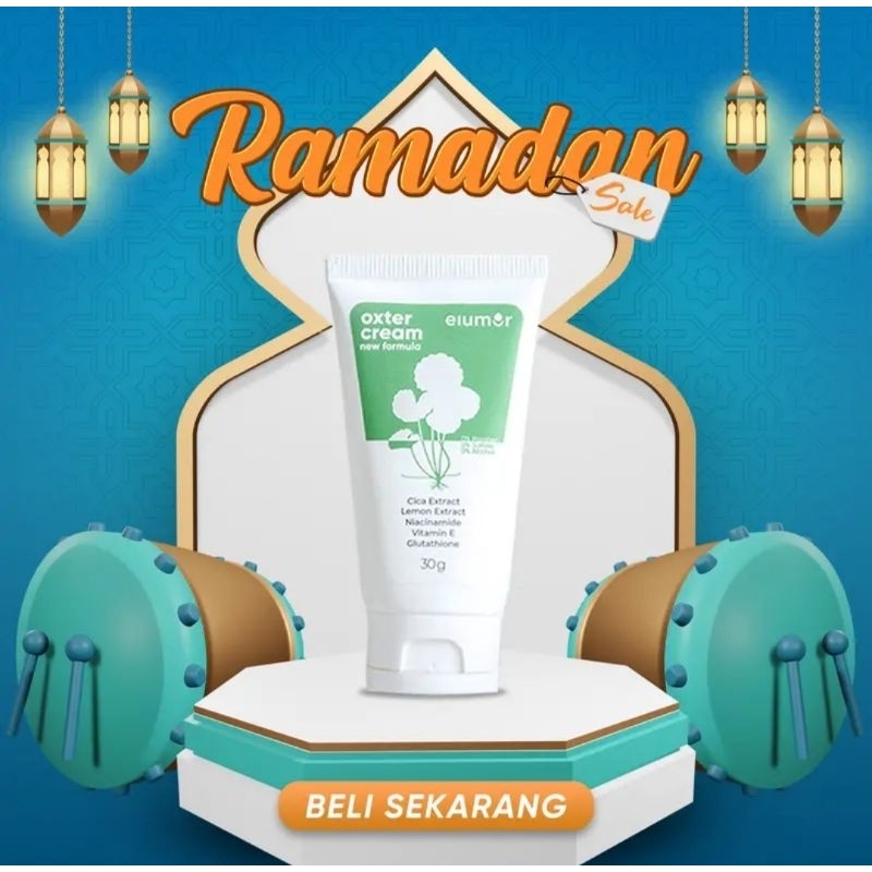 Promo 1Botol Elumor Oxter Cream Herbal Original Bpom l