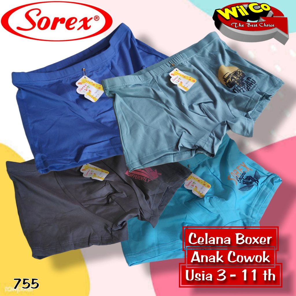 K755 - (Harga 1Pcs) CELANA DALAM [BOXER] ANAK PAKAIAN DALAM ANAK COWOK SIZE M - XL