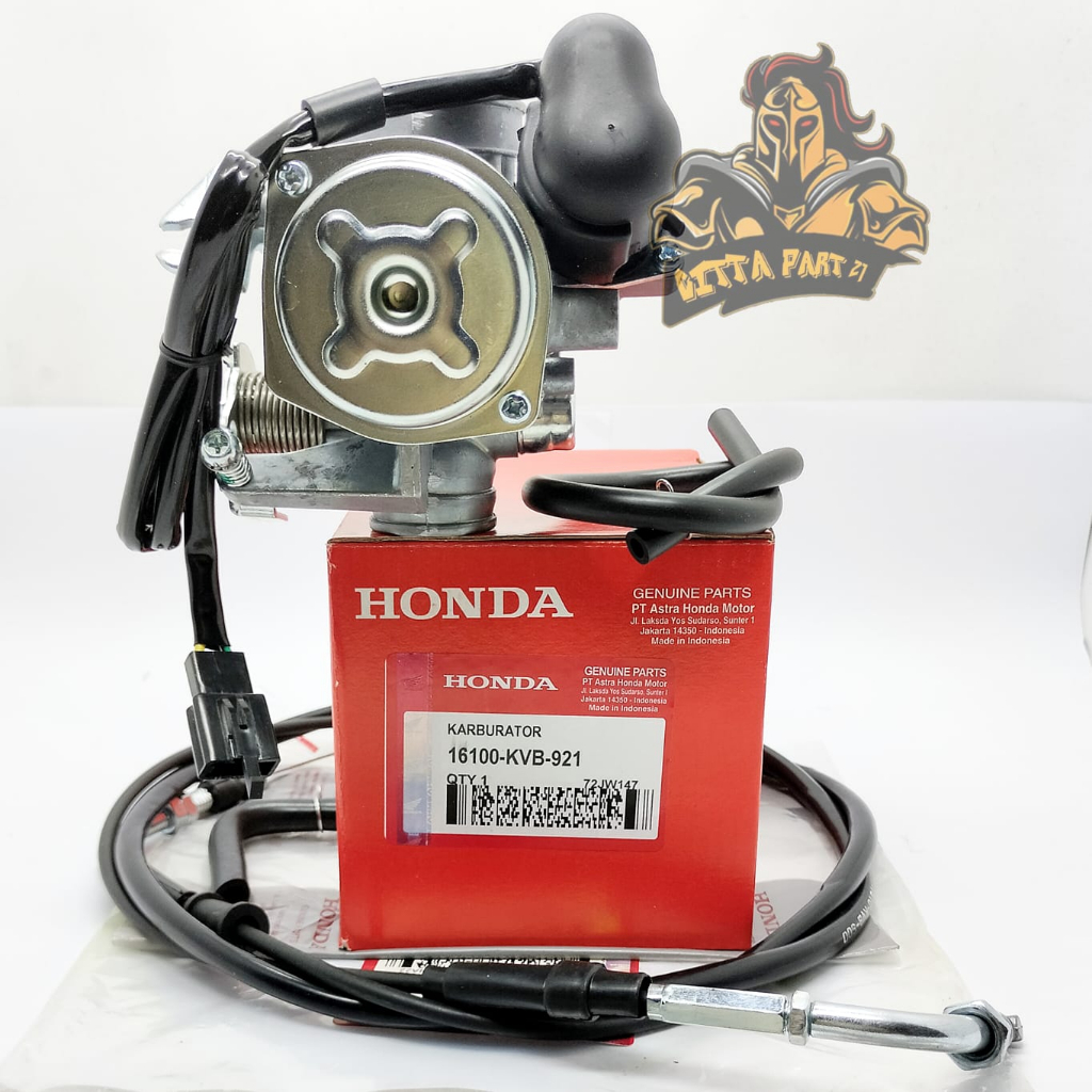 KARBURATOR CARBURATOR SET PLUS KABEL GAS HONDA AHM KEIHIN KVB KUALITAS ASLI ORIGINAL HONDA AHM PASTI PRESISI TIDAK BANJIR LANGSUNG LANGSAM AWET DAN DIJAMIN MANTAP VARIO 110 LAMA / VARIO TECHNO / BEAT / SPACY / SCOOPY KVB KEIHIN