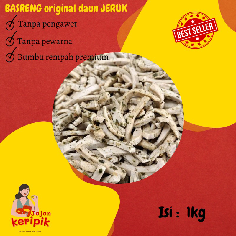 

Basreng original daun jeruk 1kg Jajankeripik TERMURAH TERBAIK