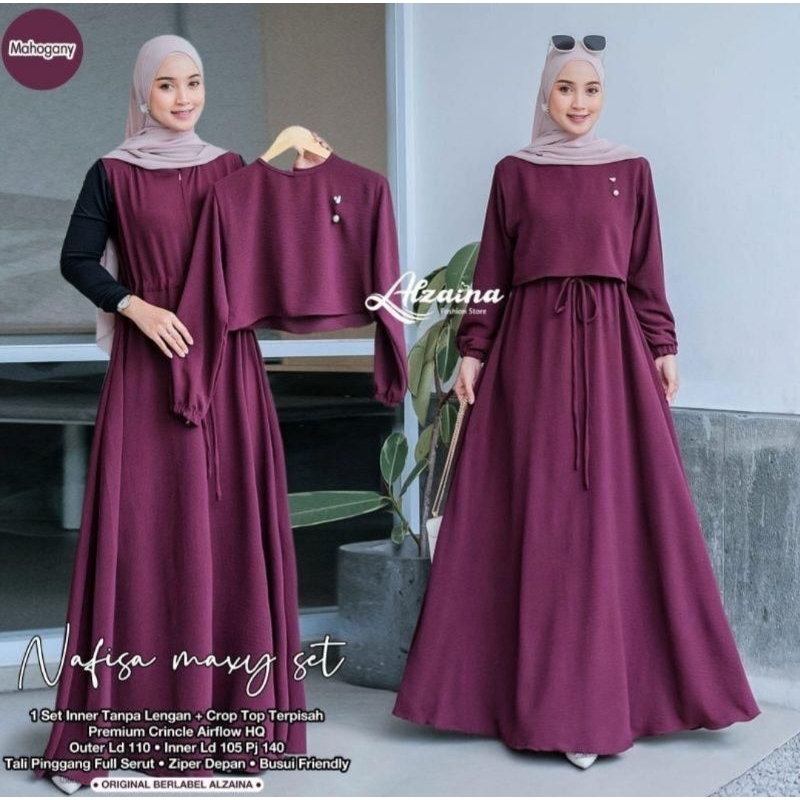 NAFISA DRESS OUTER CRINKLE AIRFLOW