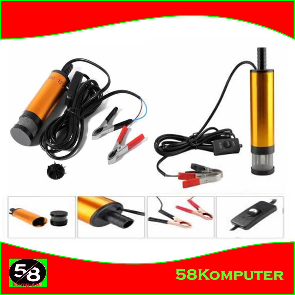 12v Pompa Transfer Air Oli Bensin Solar Minyak Rem Celup Mini Kecil Portable 12v Diesel Pump Mini Oli Minyak Solar Air Submersible Pompa Minyak 12 V Pompa Transfer Air Minyak Oli Elektrik Submersible Water Pump 12v