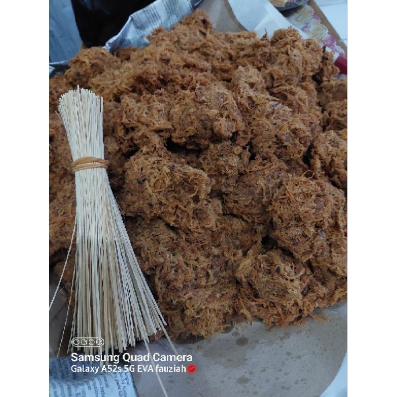 

RiDn GEPUK AYAM JUJUT / GEPUK JUJUT AYAM / ABON AYAM ,ISI 15 IKAT 300grm (terenak,murah,ready stiap