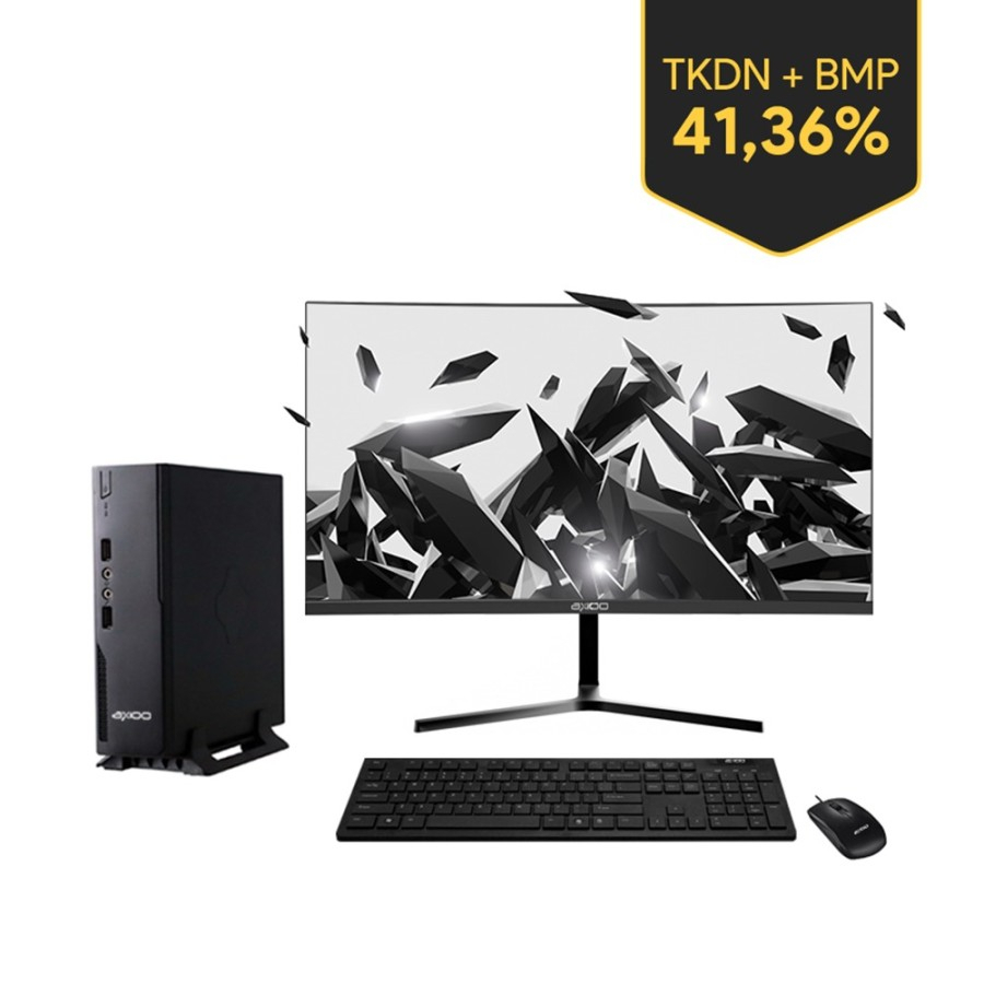 MINI PC AXIOO MYPC PRO J7M (16S5-24-3) i7 16GB 512GB 24&quot;FHD TKDN RESMI