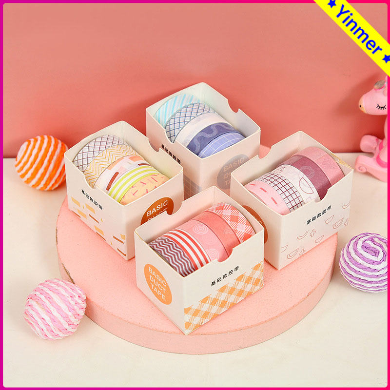 

COD✨5 Pcs Stiker Kertasselotip Washi Gambar Pohon Bunga/ Selotip Warna Diary Scrapbooking Kreatif Estetika Untuk Dekorasi DIY Stationary--Yinmer