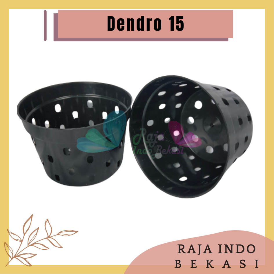 NKT Basic 15 Banyak Lubang Poros (15cm) Hitam Pot Bunga Basic Polos Banyak Pori Ukuran 15cm Cocok Untuk Aglonema