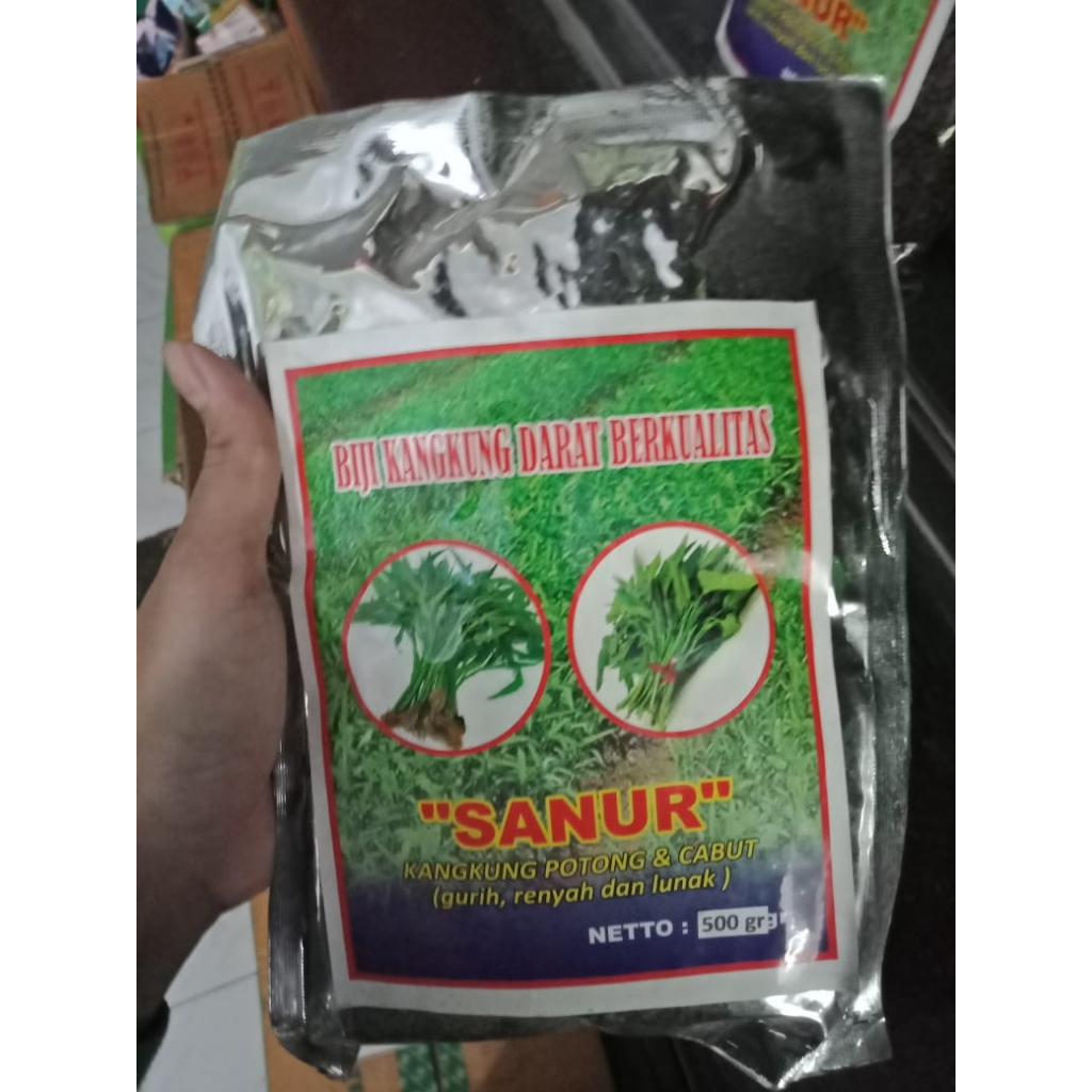 

Biji kangkung darat potong dan cabut sanur berkualitas 500 gram murah